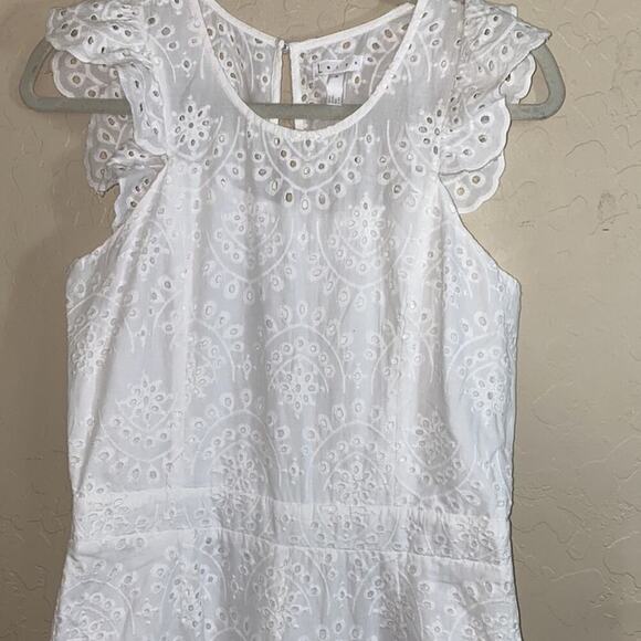 Leith open back ruffle eyelit jumpsuit - Picture 4 of 12